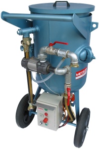 6.2. Sandstrahl-Druckstrahlgerät S 120 mit elektro-pneumatischer Fernsteuerung, Sieb und Deckel 6.2. Sandstrahl-Druckstrahlgerät S 120 mit elektro-pneumatischer Fernsteuerung, Sieb und Deckel