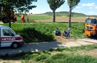 2.1.3.  TU 135 beim Erdverdrängen unter Bundesstraße mit Böschung 2.1.3.  TU 135 beim Erdverdrängen unter Bundesstraße mit Böschung