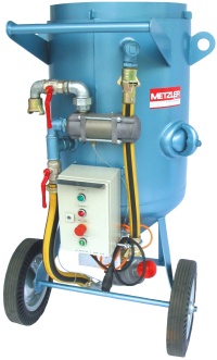 6.2. Sandstrahl-Druckstrahlgerät S 200 mit elektro-pneumatischer Fernsteuerung und Sieb 6.2. Sandstrahl-Druckstrahlgerät S 200 mit elektro-pneumatischer Fernsteuerung und Sieb