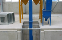 6.9. Förderband, Elevator, Silo, Filter für Strahlmittelreinigung während der Montage