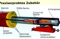 2.2.2. praxiserprobtes Zubehör zur Stahlrohrrammung 2.2.2. praxiserprobtes Zubehör zur Stahlrohrrammung