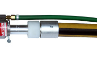 6.7. Nass-Strahl-Ring für alle Düsen verwendbar, hier mit Düsenhalter AS und TETRABOR® Venturi-Düse montiert 6.7. Nass-Strahl-Ring für alle Düsen verwendbar, hier mit Düsenhalter AS und TETRABOR® Venturi-Düse montiert