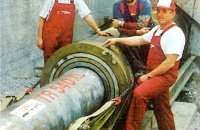 2.2.3. TERRA-Hammer TR 540 rammt Rekord 1.000 mm, 95 m lang