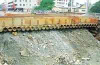 2.2.3. Untertunnelung mit Stahlrohren mit TERRA-Rammen 2.2.3. Untertunnelung mit Stahlrohren mit TERRA-Rammen