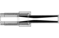 6.4. TETRABOR® Venturi Düse K mit Düsenhalter AS 6.4. TETRABOR® Venturi Düse K mit Düsenhalter AS