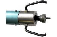 6.5. Rundum-Strahlkopf 360° aus TETRABOR® mit Schutzbügel montiert auf Rohrinnen-Strahl-Fahrwerk